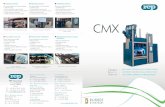 CMX - Accueilde carregamento de insertos) e torna-se facilmente automatizáveis. • Uma mudança rápida do conjunto dos 4 moldes (10 minutos). • Interface homem-máquina G10 :