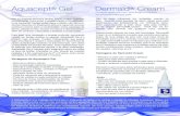Aquacept Gel Dermaid Cream - ianunes.files.wordpress.com · Para evitar a contaminação e o crescimen-to de bactérias, muitas vezes água e sabão não são sufi-cientes! Apenas