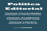 Vicenza Acadêmicaeditoravicenza.com.br/wp-content/uploads/2020/10/Politic... · 2020. 10. 23. · Política Engrandecendo a pesquisa acadêmica em Hannah Arendt Editorial Vicenza