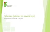 AULA: Vetores e Matrizes em Java(Arrays) · Alba Lopes, Profa. alba.lopes@ifrn.edu.br Acessando os elementos do array Os elementos são acessados através do operador de indexação