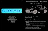 Manual de Montagem e Manutenção - Gedeval · 2016. 5. 30. · Ilustração: Passo-a-passo: 1 - Posicionar suporte ‘‘1’’ no veículo de modo que os furos do suporte fiquem