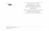 Acesso do Público aos Documentos 2015 · 2016. 11. 25. · 4 Proposta de contributo da Mesa para o relatório anual do Parlamento Europeu sobre o acesso do público aos documentos-2015