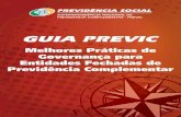 GUIA PREVIC - FUCAP Guia Previc Melhores Pr£Œticas de Governan£§a Para entidades Fechadas de Previd£¾ncia