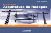 Revista - cps.uepg.br · tadual de Ponta Grossa apresenta o primeiro número da Revista Arquitetura da Re-dação, interessados na construção textual. Arquitetura da Redação é