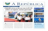 A República republica 666.pdf · vidade e conseguimos trazer de volta a Fenacam. Fui à edição passada, realiza - da no Ceará, e assumi o compromisso de trazer a Feira novamente