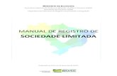 SOCIEDADE LIMITADA - Junta Comercial do Paraná · Caso a Junta Comercial utilize sistema de integração entre os órgãos de registro e legalização de empresas, que permita transmissão