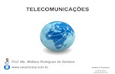 TELECOMUNICAÇÕES - Neutronica · 6/161 Prof. Me. Wallace Rodrigues de Santana Módulos Módulo 1 – Roteamento Módulo 2 – Protocolo RIP Módulo 3 – Protocolo OSPF Módulo