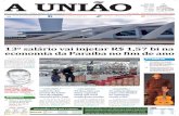 A UNIÃO anua Número 228 Ano CXX...2013/10/29  · Fonte: Marinha do Brasil Altura ALTA ALTA 22h58 10h32 1.9m 1.7m baixa baixa 16h45 04h19 1.0m 0.9m FOTO: Marcos Russo Gabarito das