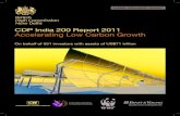 CDP India 200 Report 2011 Accelerating Low Carbon Growth€¦ · Insurance Inc. Standard Chartered Sun Life Financial Inc. TD Asset Management Inc. and TDAM USA Inc. ... 2011 Carbon