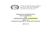 REGULAMENTO NACIONAL de DRESSAGE ENSINO para … Nac... · Estas regras estão de acordo com as regras da Federação Equestre Portuguesa ... colaborante, alcançando assim um diálogo