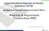 Programa de Regularização Tributária Rural (PRR) · PRODUTOR RURAL PESSOA JURÍDICA O artigo 25, incisos I e II, da Lei nº 8.870, de 15 de abril de 1994, instituiu contribuição