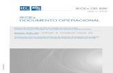 IECEx DOCUMENTO OPERACIONAL · Esquema IECEx para Certificação de Competências Pessoais para ... Short Written QA Version x, ... por meio de clique com mouse na seta de caixa de