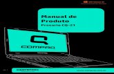 Manual de Produto - Compaq...Para obter informações sobre os componentes de hardware do sistema e obter o número da versão do BIOS do sistema, pressione fn+esc (somente em determinados