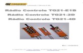 R£Œdio Controle TG21-E1B R£Œdio Controle TG21-2D R£Œdio ... (Transformador) LO DC18 ~ 40V 48V 110V 220V