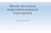 Câncer de mama diagnóstico precoce mamografia...52.680 NOVOS CASOS/ANO MORTALIDADE NO BRASIL: 11.000 CASOS/ANO INCA 2012 FATORES DE RISCO • Idade • Sexo • Raça • História