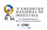 A competitividade das Micro e Pequenas Empresasarquivos.portaldaindustria.com.br/app/conteudo_18/... · Faturamento das empresas formais (2005) R$ 244,3 bilhões R$ 58,6 bilhões