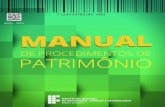 DE PROCEDIMENTOS DE PATRIMÔNIO - Pró-Reitoria de ...proad.ifmt.edu.br/media/filer_public/2d/26/2d26dcfc-dfb4-4957-a8b4 … · sável pelo manual de 2016 e segue com atualização