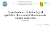 Byosinthesis and biotechnological application of non-canonical …labgraos.com.br/manager/uploads/arquivo/aminoacidos-nao... · 2019. 7. 6. · Byosinthesis and biotechnological application