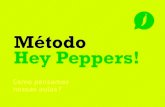 Método Hey Peppers! · 2019. 8. 30. · Venha provar meu ‘brunch’ saiba que ... Após atividades de role-play, apresentações de speeches, entregas de writings, debates, o professor
