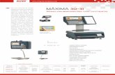 MÁXIMA 30-31 - Maquipesa · BALANÇA COM IMPRESSORA PARA TICKET OU ETIQUETAS Esta nova ferramenta de trabalho equipada com impressora de etiquetas autocolantes, com sistema de carga