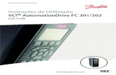 Instruções de Utilização VLT AutomationDrive FC 301/302 0 ...Índice 1 Introdução 4 1.1 Objetivo do Manual 4 1.2 Recursos adicionais 4 1.3 Versão do documento e do software
