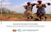 INVESTIR NO FUTURO - World Bank · 2018. 5. 9. · o Governo de Moçambique e o Banco Mundial estão a ajudar a aproveitar o grande potencial de mercado de produtos agrícolas e florestais,