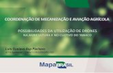 COORDENAÇÃO DE MECANIZAÇÃO E AVIAÇÃO AGRÍCOLAFatos e mitos sobre agrotóxicos Brasil é o campeão mundial no uso de agrotóxicos Governo é responsável por liberar grande