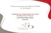 Posicionamento Oficial SBD no 01/2019 - Diabetes...Recentemente, como resultado de uma profícua parceria com o Conselho Federal de Farmácia, durante a Campanha do Novembro Diabetes