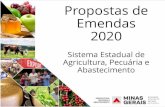Propostas de Emendas 2020 - sigconsaida.mg.gov.br€¦ · (um micro trator agrícola (2r), uma carretinha e uma enxada rotativa) R$ 29.980,00 A definir pelo Parlamentar Desenvolv.