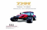 Manual TYM T903-1003 PT€¦ · DIAGRAMA ELÉCTRICO (1) ... A palavra “Tractor” deriva de “Tracção”, o que significa puxar, arrastar. Um tractor serve para puxar ou rebocar