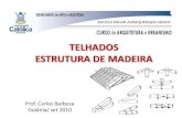 TELHADOS ESTRUTURA DE MADEIRA - Portal IDEA · 2020. 10. 10. · curso de e urbanismo . 2.00 2,50 14.00 4.00 2.50 3.00 . opção 1 . calha opção 2 . corte ab cmte cd . ant escala