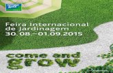 Feira Internacional de Jardinagem - CAU/BR · 2017. 6. 12. · jardinagem Áreas da Feira Spoga + gafa é a feira de exposição líder mundial em produtos para jardim e lazer. Nela