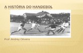 A HISTÓRIA DO HANDEBOL...ORIGEM DO HANDEBOL O handebol é um esporte coletivo que foi criado pelo professor alemão Karl Schelenz, no ano de 1919. Após ter as regras publicadas pela