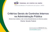 Critérios Gerais de Controles Internos na Administração Públicaescoladegoverno.ro.gov.br/wp-content/uploads/2019/11/... · 2019. 11. 5. · Critérios Gerais de Controles Internos