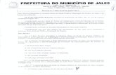 Prefeitura Municipal de Jalesjales.sp.gov.br/wp-content/uploads/2019/02/7035-de-06-06-1.pdf · Escola Municipalizada Juvenal Giraldelli. Art. 5.0 Este Decreto entra em vigor a partir