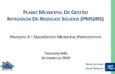 PLANOMUNICIPALDE GESTÃO DE RESÍDUOSSÓLIDOS(PMGIRS) …tabuleiro.mg.gov.br/uploads-pdf/2019.10.07-08.27.28.pdf · 2019. 10. 7. · O catador, José Célio, conhecido como Celão,