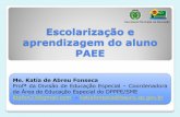 Secretaria Municipal da Educação Escolarização e ...ead.bauru.sp.gov.br/efront/www/content/lessons/88/Ed. Especial par… · PRÁTICAS PEDAGÓGICAS (DE ACORDO COM A NECESSIDADE