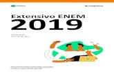 2019 Extensivo ENEM...extracelular. • Retículo Endoplasmático Liso: Suas membranas formam cisternas, e apresenta função de armazenamento (produzindo vacúolos), age na desintoxicação