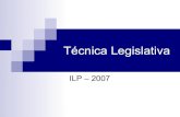 Curso de Técnica Legislativa · 2011. 12. 28. · referência no texto seja acompanhada de explicitação de seu significado grafar por extenso quaisquer referências a números