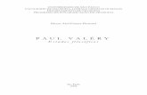 Paul Valéry: estudos filosóficos - USP€¦ · sobre os processos mentais e o fazer artístico (na sua obra pública e, principalmente, nos seus Cahiers). Uma das principais conseqüências