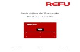 Instruções de Operação REFUsol 50K-3T...A nota fornece dicas que são valiosas para a operação ideal do produto. 4 REFUsol 50K -3T REFU Elektronik GmbH Tabela de Conteúdos 1.