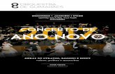 CONCERTO DE ANO NOVO - cm-guimaraes.pt€¦ · A Orquestra de Guimarães, projeto cultural criado pela Câmara Municipal, apresenta-se como uma medida ambiciosa e singular que pretende