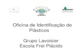 Oficina de Identificação de Plásticos · A palavra plástico significa: “que pode ser moldado”. É um ... práticos de separação e identificação dos ... Preenchimento da
