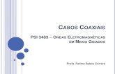 Cabos Coaxiais PSI 3483 – Ondas Eletromagnéticas em ......CABOS COAXIAIS Linhas de Transmissão-Estruturas formadas por dois ou mais condutores paralelos-Comprimento maior que /10