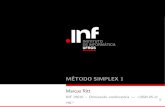 MÉTODO SIMPLEX 1mrpritt/oc/04-slides.pdf · MÉTODO SIMPLEX 1 MÉTODO SIMPLEX 1 MarcusRitt INF 05010 – Otimização combinatória —  1