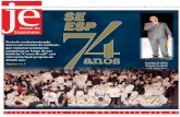 Jornal do Engenheiro · 2013. 8. 21. · EM 21 DE SETEMBRO, o Sindicato dos Engenheiros completou 74 anos de vida, comemorados em uma belíssima festa de confraternização da categoria