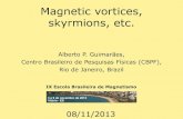 Alberto P. Guimarães, Centro Brasileiro de Pesquisas Físicas …ebm/ix/arquivos/P13.pdf · 2014. 5. 23. · magnet 6 a) Dynamic soliton: topologically unstable, since curve a on