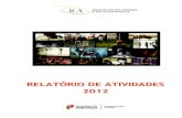 Relatório de Actividades-Master 2012 - ICA · 2017. 10. 26. · RELATÓRIO DE ACTIVIDADES 2012 5 Do mesmo modo, e como exemplo claro da diversidade, inovação e renovação de talentos