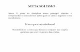 METABOLISMObioinfo.iq.ufrj.br/graduacao/EQ/teoria/aulas/bl3/aula 01... · 2014. 8. 20. · Metabolismo é o nome que damos ao conjunto das reações químicas que ocorrem dentro das