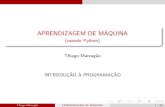 APRENDIZAGEM DE MAQUINA - Thiago Marzagãothiagomarzagao.com/assets/teaching/ipea/slides2.pdf · boa linguagem p/ iniciantes: simples e intuitiva Thiago Marzag~ao APRENDIZAGEM DE